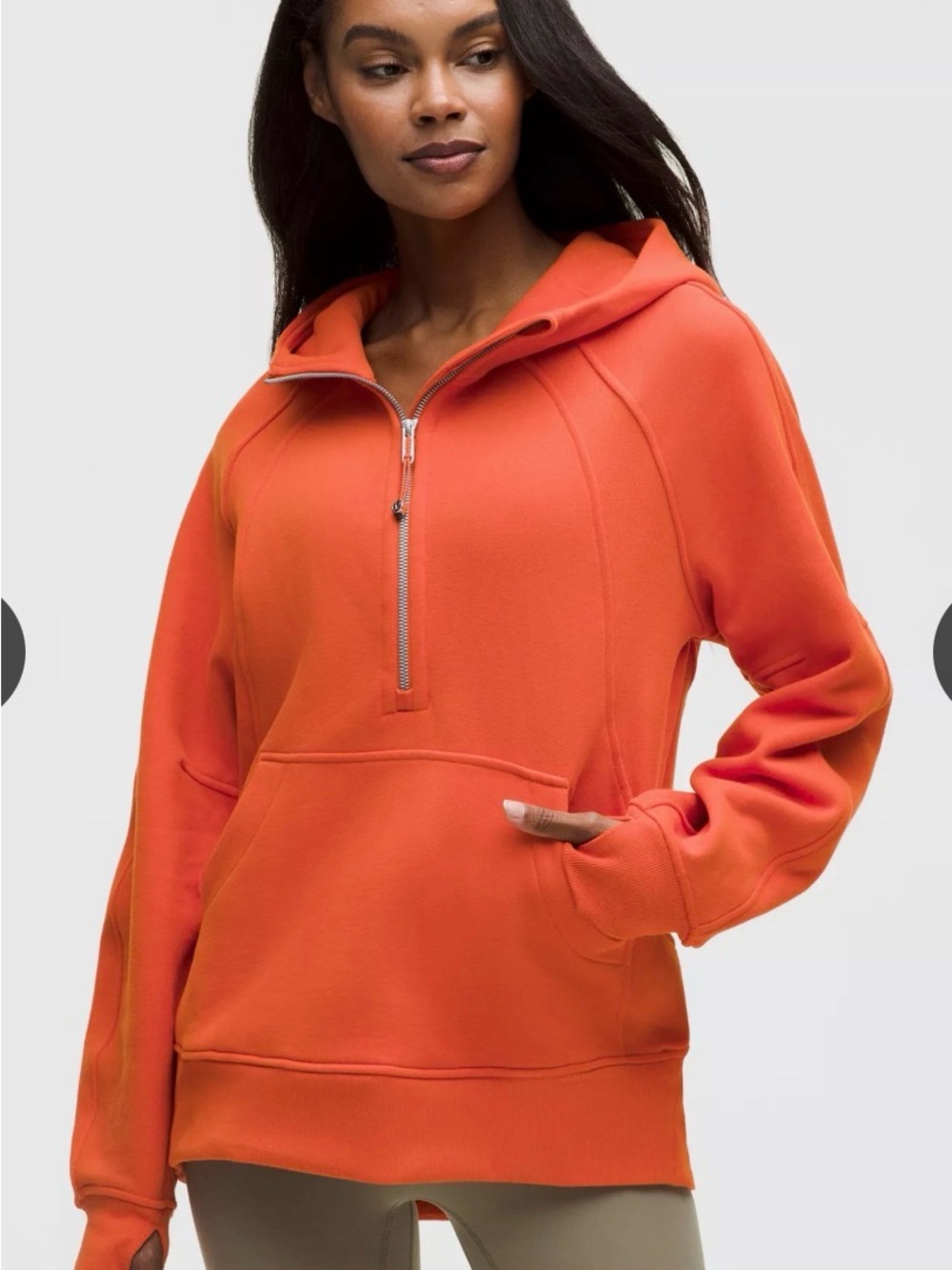Lululemon Oversized Scuba Half Zip Hoodie
